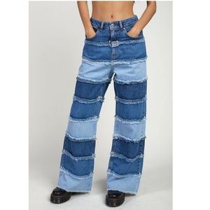 Ragged Priest Shredded High Waisted Jeans